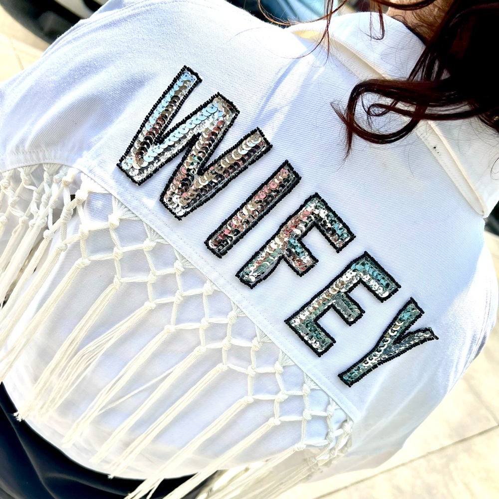 WIREY JACKET IN MACRAME